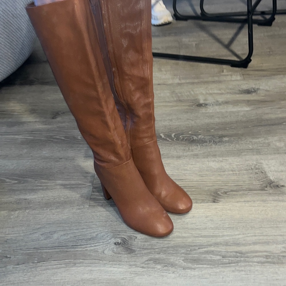 Vince Brown Heeled Boots